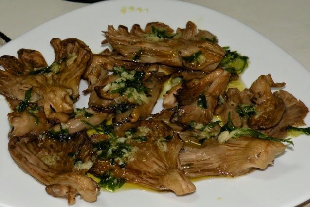 Setas al horno