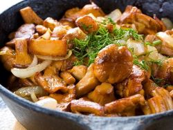 Hongos salteados receta
