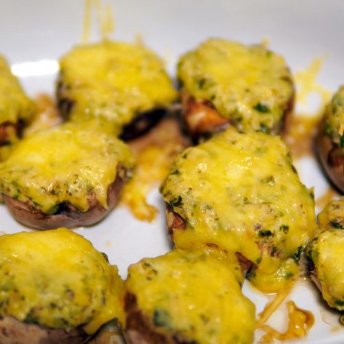 champiñones al queso